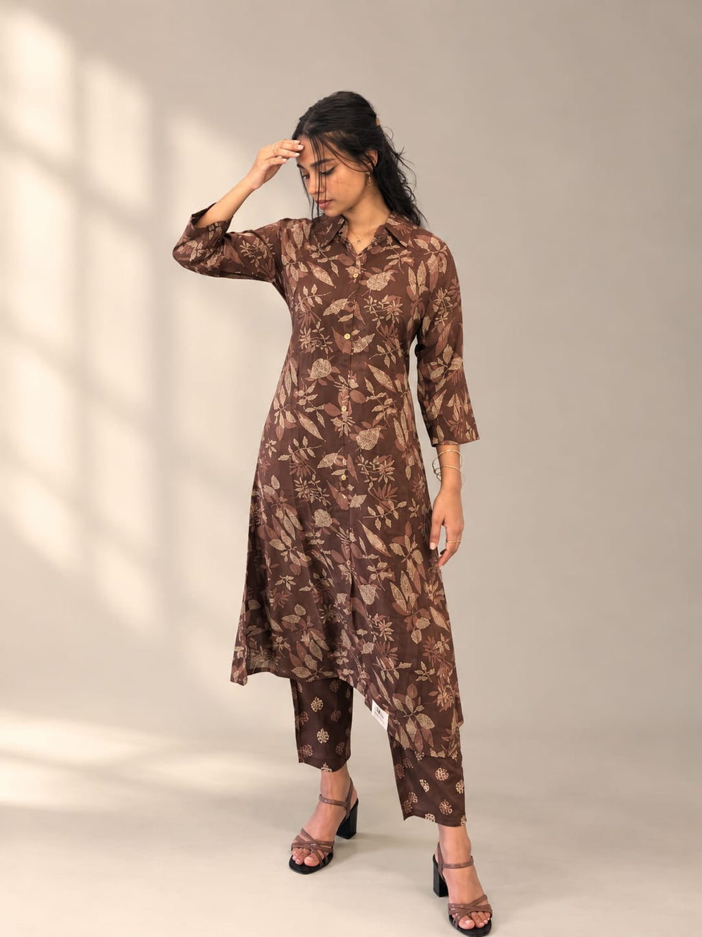 Elegant Brown  Co-Ord Set