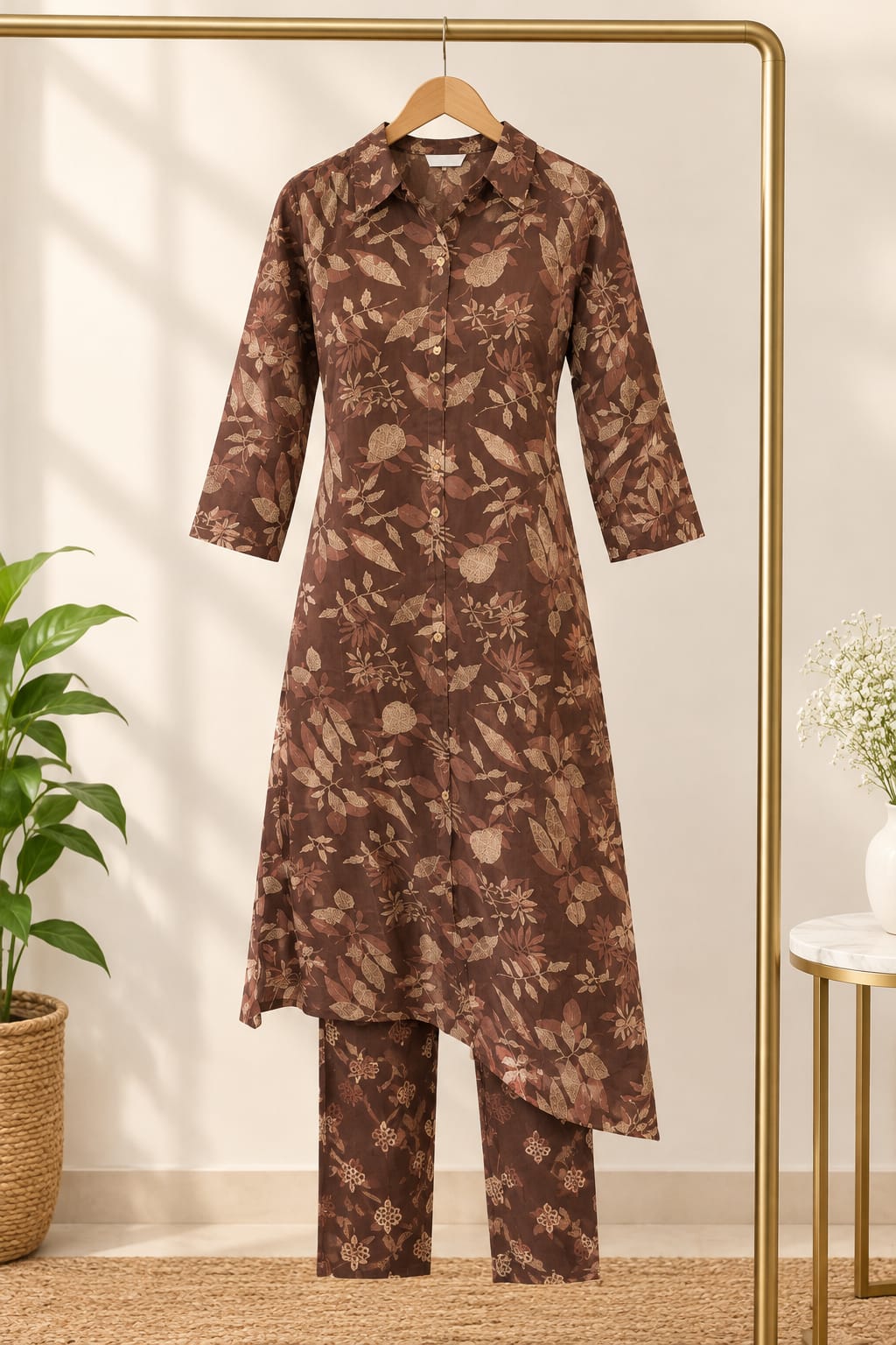 Elegant Brown  Co-Ord Set