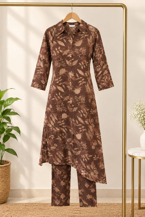 Elegant Brown  Co-Ord Set